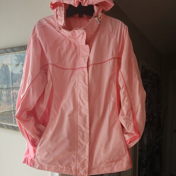 Wind River Rain jacket w/reflective piping, adj hood, pockets & full zipper - Picture 8 of 10